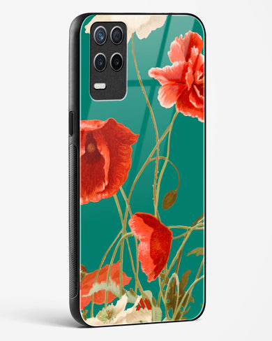 Vintage Poppy Field Glass Case Phone Cover-(Realme)