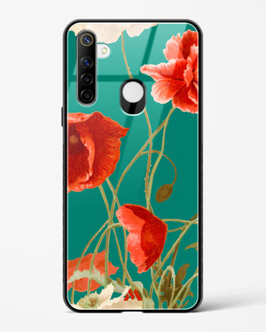 Vintage Poppy Field Glass Case Phone Cover (Realme)