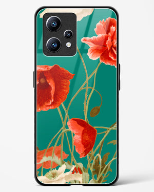 Vintage Poppy Field Glass Case Phone Cover (Realme)