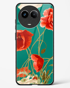 Vintage Poppy Field Glass Case Phone Cover (Realme)