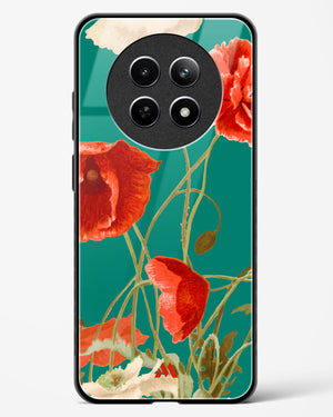 Vintage Poppy Field Glass Case Phone Cover (Realme)
