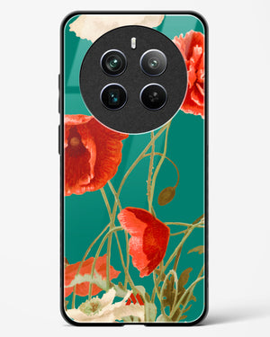 Vintage Poppy Field Glass Case Phone Cover (Realme)