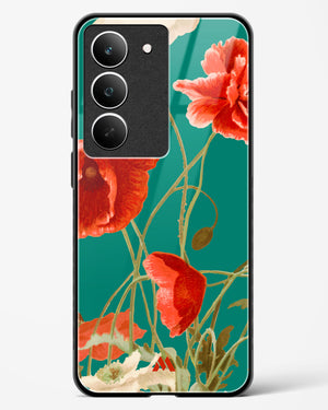 Vintage Poppy Field Glass Case Phone Cover (Realme)