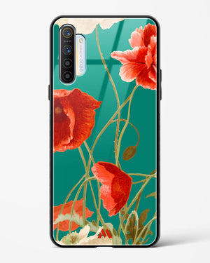 Vintage Poppy Field Glass Case Phone Cover (Realme)
