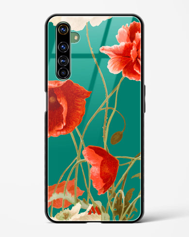 Vintage Poppy Field Glass Case Phone Cover (Realme)