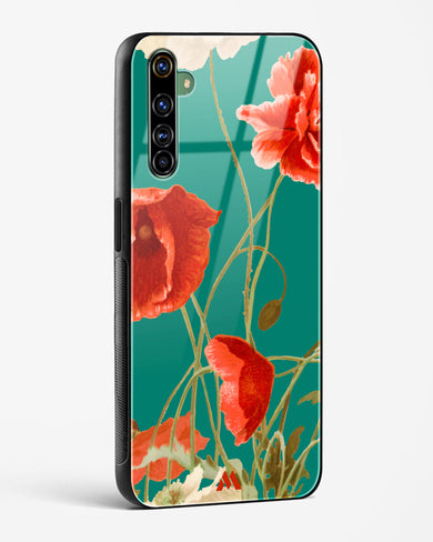 Vintage Poppy Field Glass Case Phone Cover (Realme)