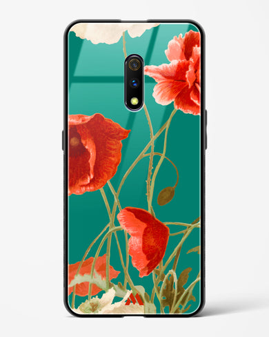 Vintage Poppy Field Glass Case Phone Cover (Realme)
