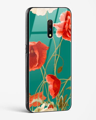 Vintage Poppy Field Glass Case Phone Cover (Realme)