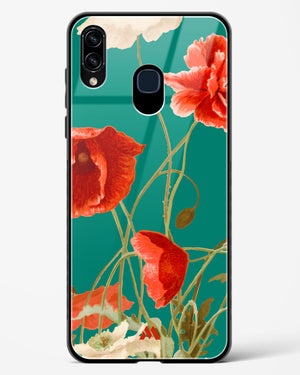 Vintage Poppy Field Glass Case Phone Cover (Samsung)