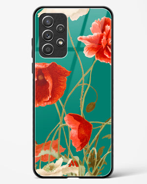 Vintage Poppy Field Glass Case Phone Cover (Samsung)