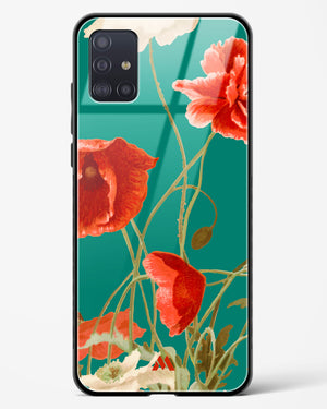 Vintage Poppy Field Glass Case Phone Cover (Samsung)