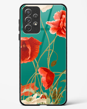 Vintage Poppy Field Glass Case Phone Cover (Samsung)