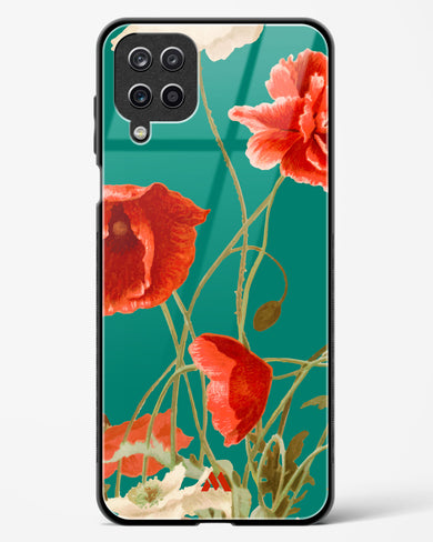 Vintage Poppy Field Glass Case Phone Cover (Samsung)