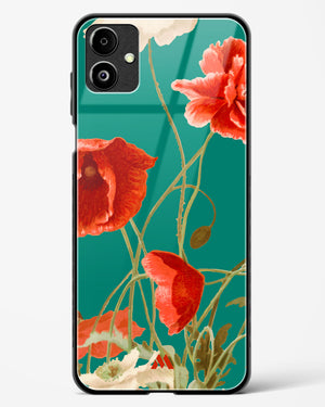 Vintage Poppy Field Glass Case Phone Cover-(Samsung)