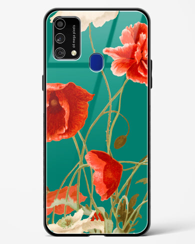 Vintage Poppy Field Glass Case Phone Cover-(Samsung)