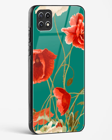 Vintage Poppy Field Glass Case Phone Cover (Samsung)