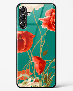 Vintage Poppy Field Glass Case Phone Cover (Samsung)