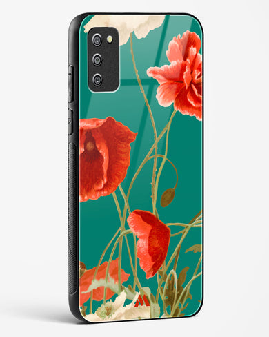 Vintage Poppy Field Glass Case Phone Cover (Samsung)