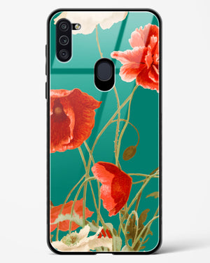 Vintage Poppy Field Glass Case Phone Cover (Samsung)