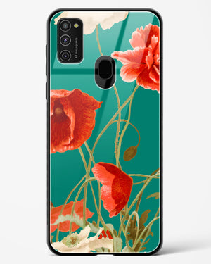 Vintage Poppy Field Glass Case Phone Cover (Samsung)