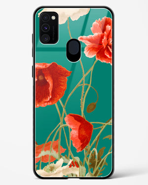 Vintage Poppy Field Glass Case Phone Cover (Samsung)