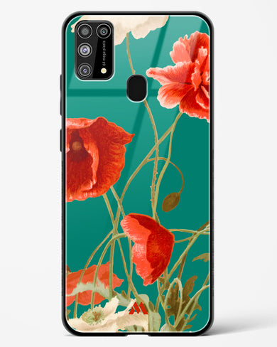 Vintage Poppy Field Glass Case Phone Cover-(Samsung)