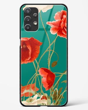 Vintage Poppy Field Glass Case Phone Cover (Samsung)