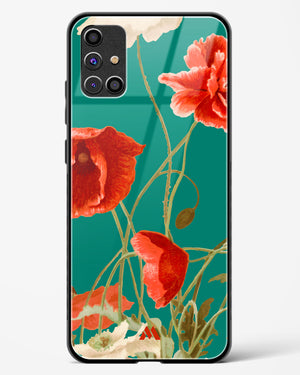 Vintage Poppy Field Glass Case Phone Cover (Samsung)