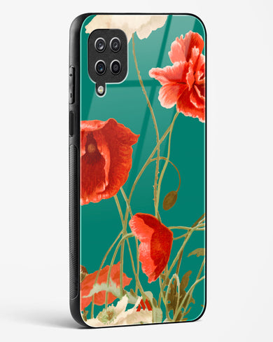 Vintage Poppy Field Glass Case Phone Cover-(Samsung)