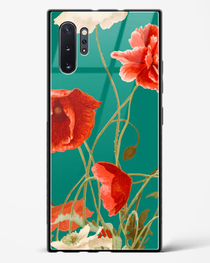 Vintage Poppy Field Glass Case Phone Cover (Samsung)