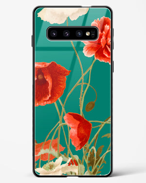 Vintage Poppy Field Glass Case Phone Cover (Samsung)