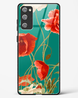 Vintage Poppy Field Glass Case Phone Cover (Samsung)
