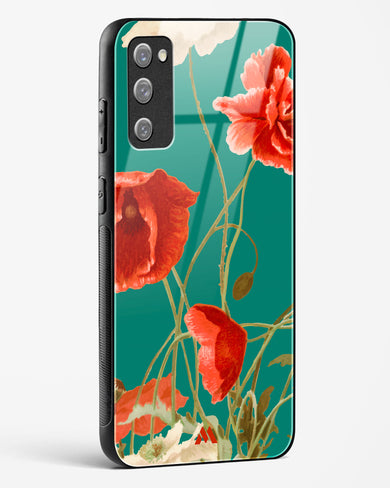 Vintage Poppy Field Glass Case Phone Cover (Samsung)