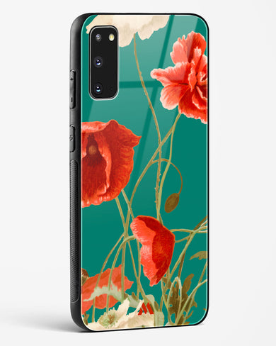 Vintage Poppy Field Glass Case Phone Cover (Samsung)