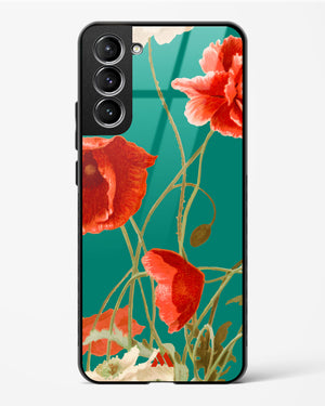 Vintage Poppy Field Glass Case Phone Cover (Samsung)