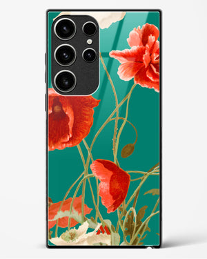 Vintage Poppy Field Glass Case Phone Cover (Samsung)