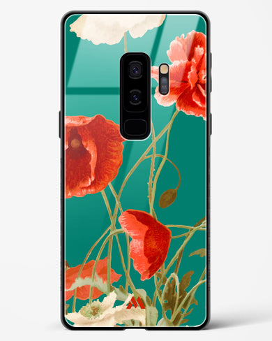 Vintage Poppy Field Glass Case Phone Cover (Samsung)