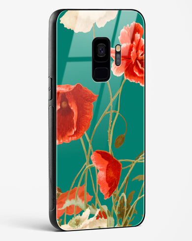 Vintage Poppy Field Glass Case Phone Cover (Samsung)