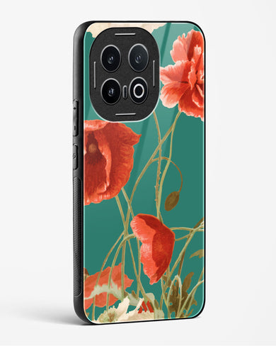 Vintage Poppy Field Glass Case Phone Cover (Vivo)