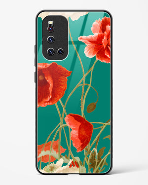 Vintage Poppy Field Glass Case Phone Cover (Vivo)