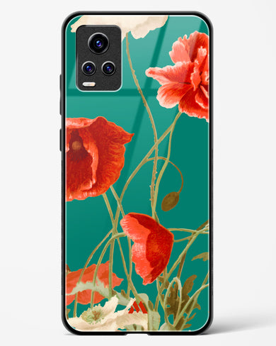 Vintage Poppy Field Glass Case Phone Cover (Vivo)