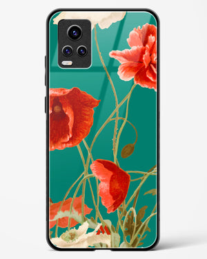 Vintage Poppy Field Glass Case Phone Cover (Vivo)