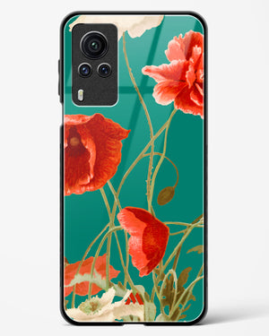 Vintage Poppy Field Glass Case Phone Cover (Vivo)