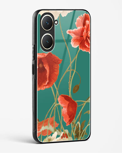 Vintage Poppy Field Glass Case Phone Cover (Vivo)
