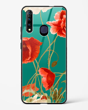 Vintage Poppy Field Glass Case Phone Cover (Vivo)