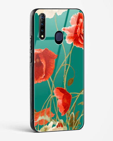 Vintage Poppy Field Glass Case Phone Cover (Vivo)