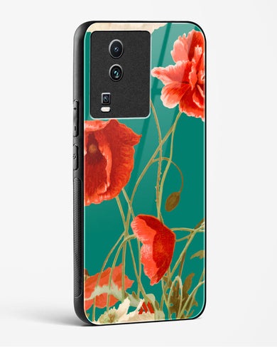 Vintage Poppy Field Glass Case Phone Cover (Vivo)