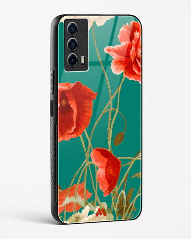 Vintage Poppy Field Glass Case Phone Cover (Vivo)