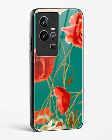 Vintage Poppy Field Glass Case Phone Cover (Vivo)
