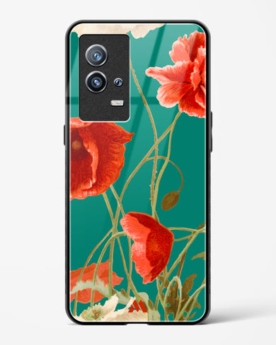 Vintage Poppy Field Glass Case Phone Cover (Vivo)